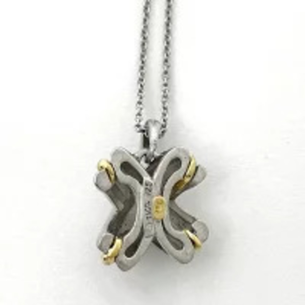 Tiffany Co Signature Necklace Pendant Cross Sterling Silver